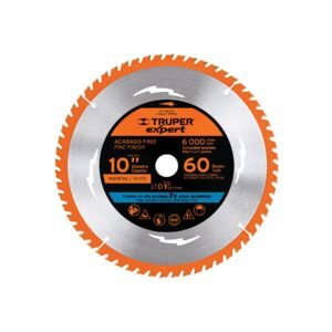 Disco sierra 10' para madera, 60 dientes centro 1', Expert