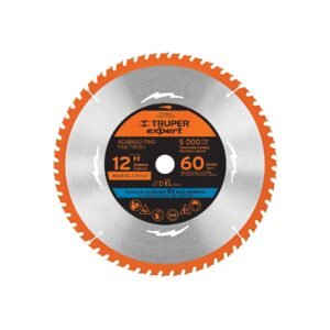 Disco sierra 12' para madera, 60 dientes centro 1', Expert