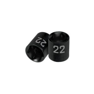 Dado de impacto de 22 mm, 6 puntas, cuadro 1/2', Truper
