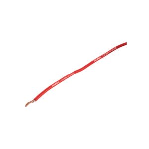 Carrete con 3.5 m de cable primario rojo calibre 12, Truper