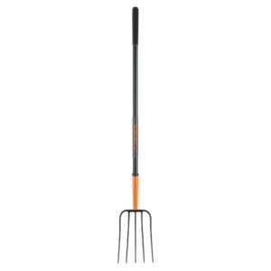 Bieldo para paja, 5 dientes, mgo largo de acero 48' TRUPER