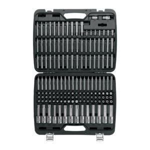 Jgo profesional de puntas y dados con punta p/mécanica 150pz