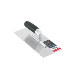 Llana 11' dentado triangular, 6 remaches, mgo comfort grip