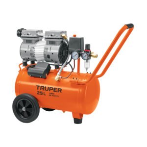 Compresor de aire, silencioso libre de aceite, 25 L, 2 HP