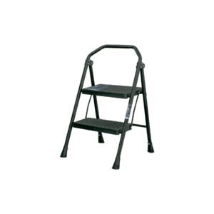 Escalera tubular, plegable, 2 peldaños, Truper