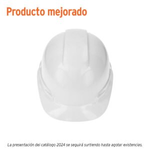 Casco de seguridad, ajuste de matraca, blanco, Truper
