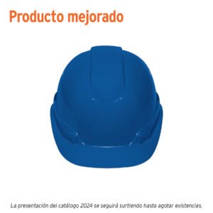 Casco de seguridad, ajuste de matraca, azul, Truper