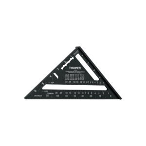 Escuadra 7' de aluminio color negro, p/muros de yeso, Truper