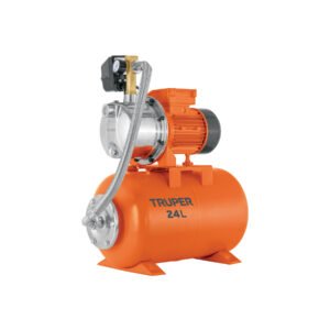 Equipo hidroneumático 24L, bomba jet inox. 3/4 HP, TRUPER