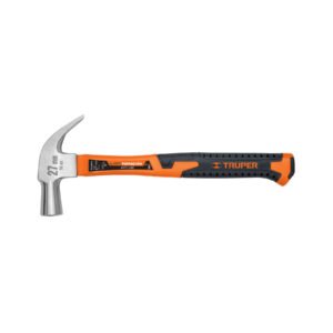 Martillo cabeza cónica 27 mm uña curva, mango fibra vidrio