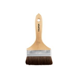 Brocha pelo de camello de 4' con mango de madera, Truper