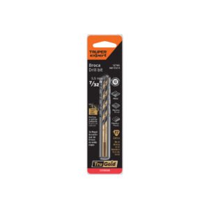 Broca HSS 7/32' Trugold para metal en blíster, Expert