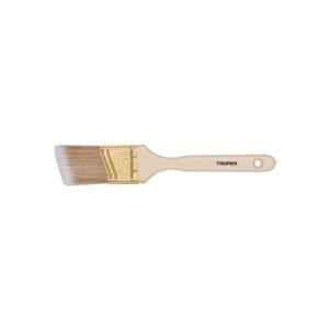 Brocha cerdas sintéticas 2' corte angular, mango de madera