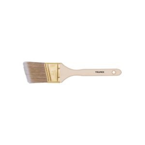 Brocha cerdas sintéticas 2-1/2' corte angular, mango madera