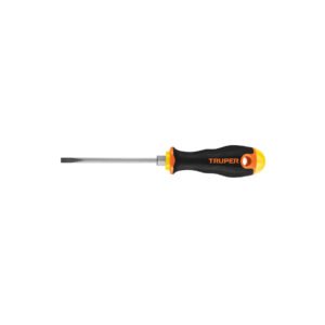 Desarmador cabinet 3/16' x 4' mango Comfort Grip, Truper