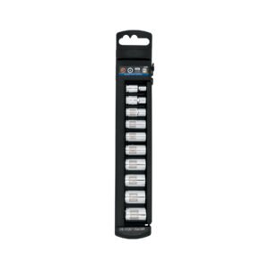 Juego de 10 dados cuadro 1/4' mm, Truper