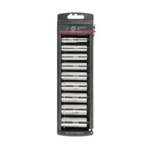 Juego de 9 dados largos cuadro 3/8' std, Truper