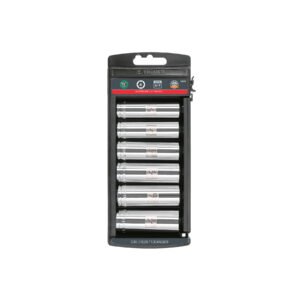 Juego 6 dados largos cuadro 1/2' std, Truper