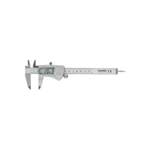 Calibrador vernier digital 6' acero inox, std y mm, Truper