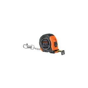 Flexómetro Gripper de 2 m tipo llavero, cinta 13 mm, Truper