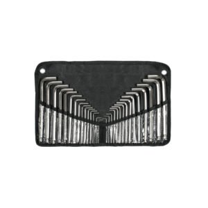 Juego 30 llaves allen largas mixtas punta bola, estuche
