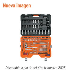 Juego 217 herramientas 1/4', 3/8' y 1/2' std y mm p/mecánico