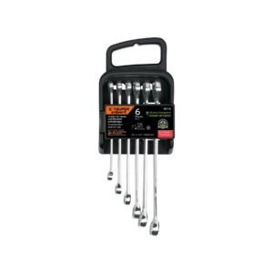 Juego de 6 llaves combinadas extralargas pulidas std, EXPERT