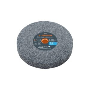 Rueda abrasiva p/esmeril 5'x19mm, óxido aluminio, grano 36