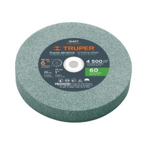 Rueda abrasiva p/esmeril 6'x25mm, carburo silicio, grano 60