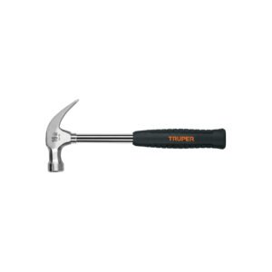 Martillo pulido 16 oz uña curva, mango tubular c/neopreno