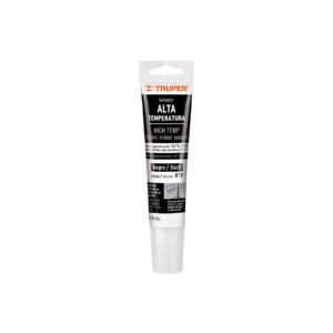 Sellador de silicón negro para altas temperaturas, 85 g