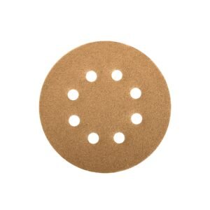 Paquete c/5 discos de lija 5' grano 80, 8 perforaciones
