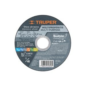 Disco Tipo 41 de 4-1/2' x 1 mm corte multimaterial, Sable