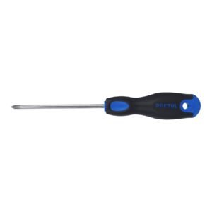 Desarmador de cruz 3/16' x 4' mango Comfort Grip, Pretul