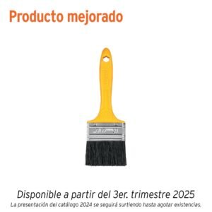 Brocha uso general de 2-1/2' con mango de plástico, Pretul