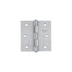 Bisagra cuadrada 3', satinado, cabeza plana, BASIC
