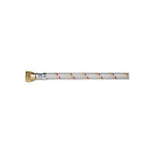 Manguera para gas, aluminio, 3/8', 100 cm, Foset Basic