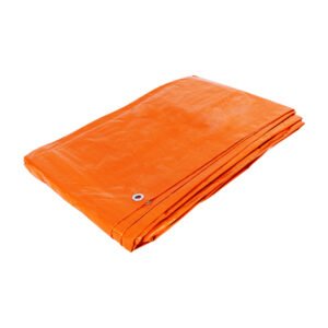 Lona de polietileno 5 x 5 m, naranja, 110 g/m2, PRETUL