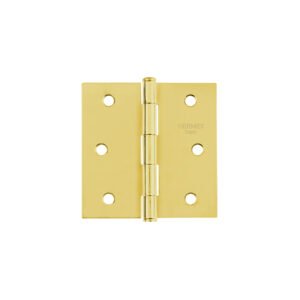 Bisagra cuadrada 3', latonado, cabeza plana, HERMEX BASIC