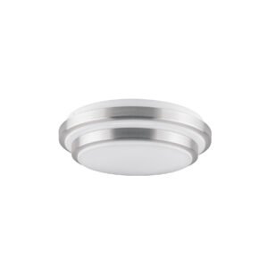 Luminario LED 22W plafón decorativo metálico, luz día, BASIC