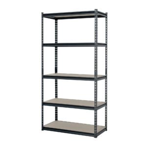 Estante metálico 5 repisas MDP cap. 60 Kg,180x45x90, PRETUL