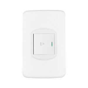 Placa armada 1 interruptor de timbre 1.5 módulos, Toledo