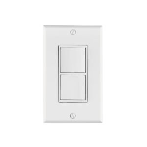Placa armada interruptor sencillo y de 3 vías Classic