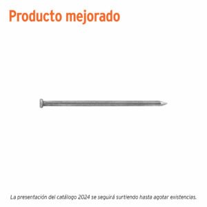 Kilo de clavo estándar 3-1/2' con cabeza en caja de 10 kg