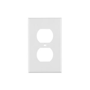 Placa de ABS dúplex, Standard, blanco Volteck