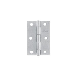 Bisagra rectangular 3' acero pulido, HERMEX