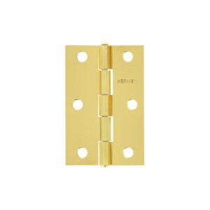 Bisagra rectangular 2-1/2' acero latonado, HERMEX
