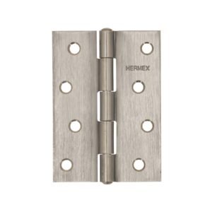 Bisagra rectangular 4' acero inoxidable, HERMEX