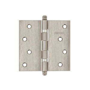 Bisagra cuadrada 4' acero inox, cabeza redonda, HERMEX