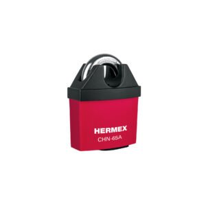 Candado de hierro 65 mm gancho protegido, llave anti-ganzúa